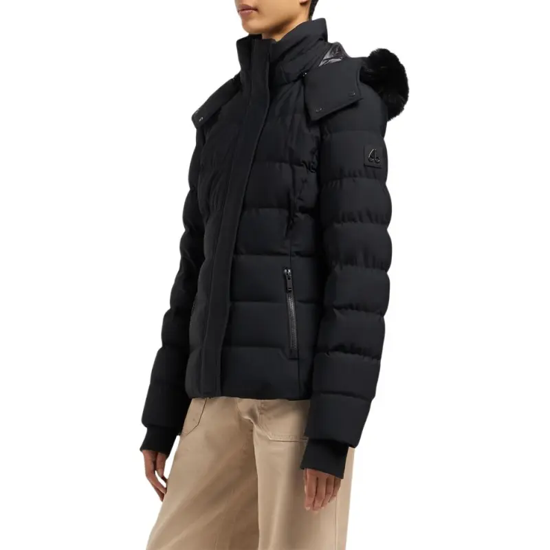 Moose Knuckles Betta Shearling Hooded Jacket-3