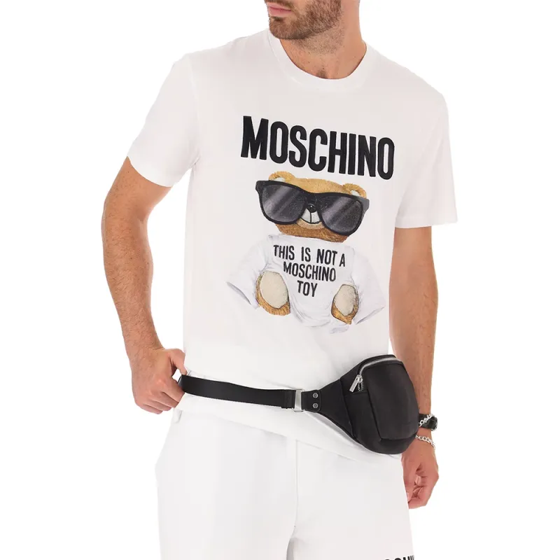 MOSCHINO T Shirts Men White-1