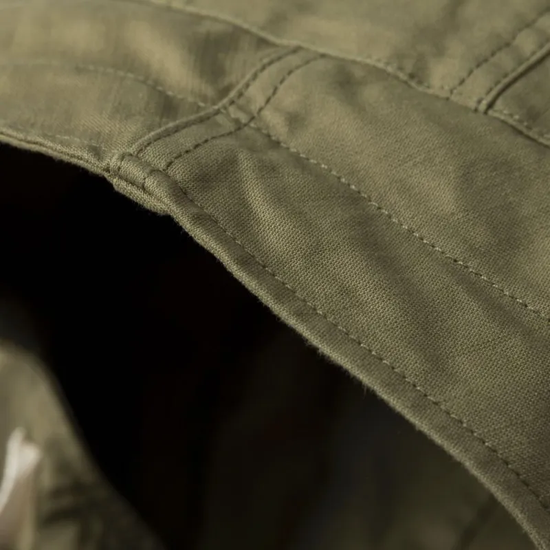 Nanamica Waterproof And Windproof Windbreaker Jacket Unisex Army Green-2