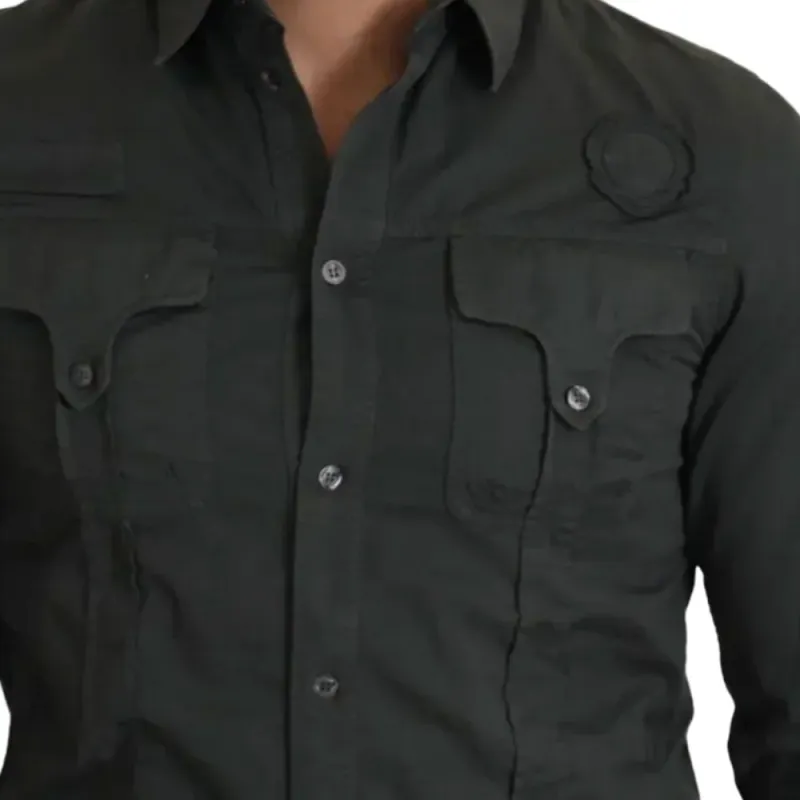 GIANFRANCO FERRE Shirt Men's Dark Gray-3