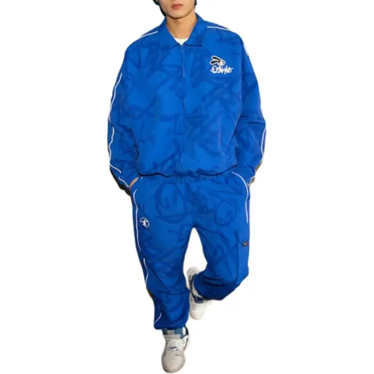 LiNing x Disney Knitted Sweatpants Men's Bright Blue-2