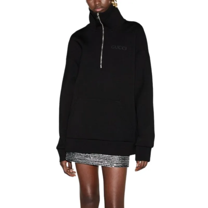 GUCCI Jersey Zip Sweatshirt-3