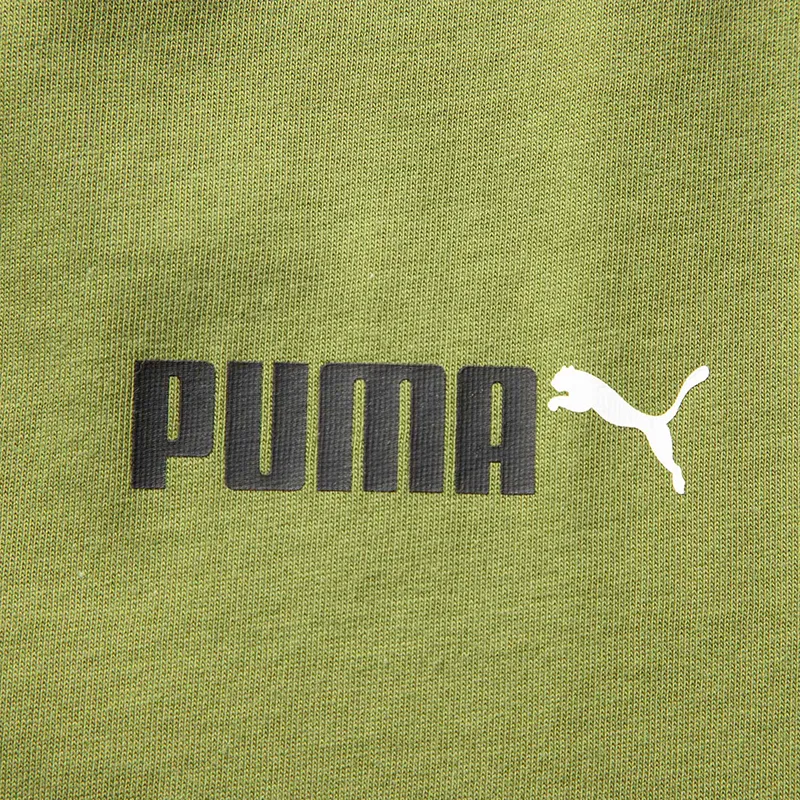PUMA T Shirt Unisex Olive Green-4