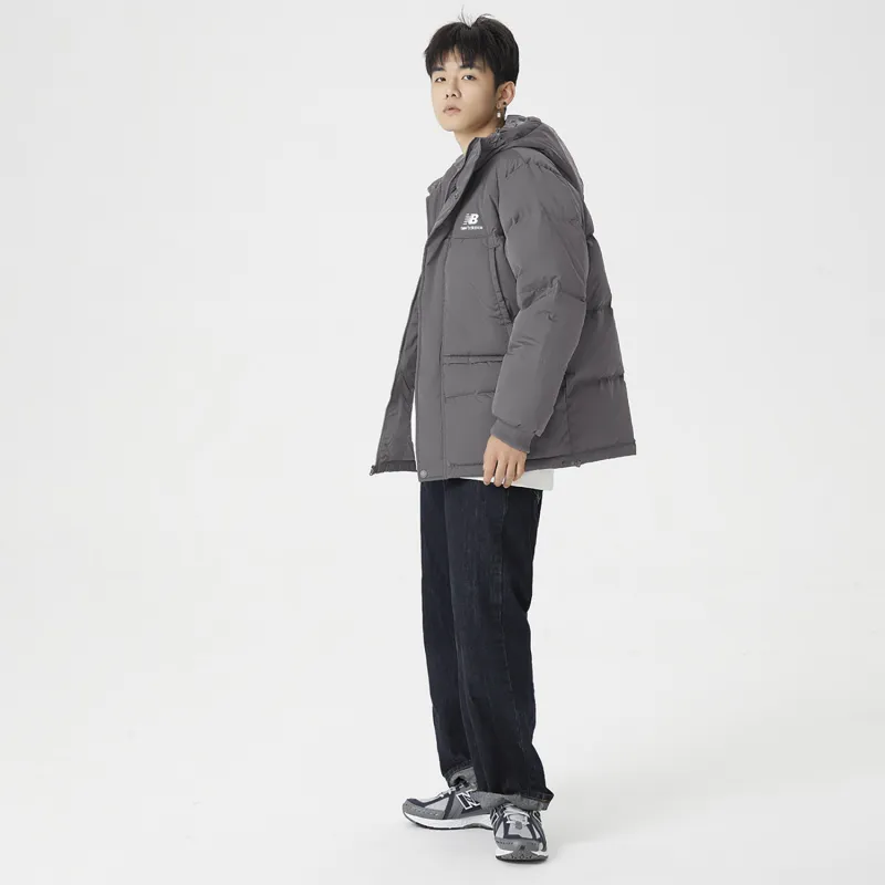 New Balance Down Jacket Standard Version Men's Gray-6