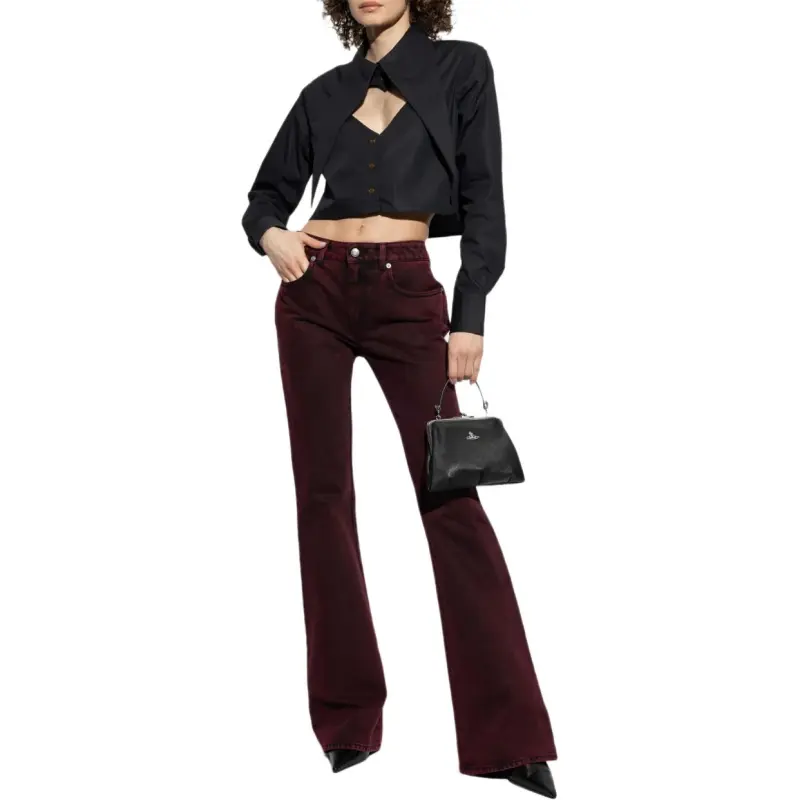 Vivienne Westwood Cut Out Cropped Shirt-2