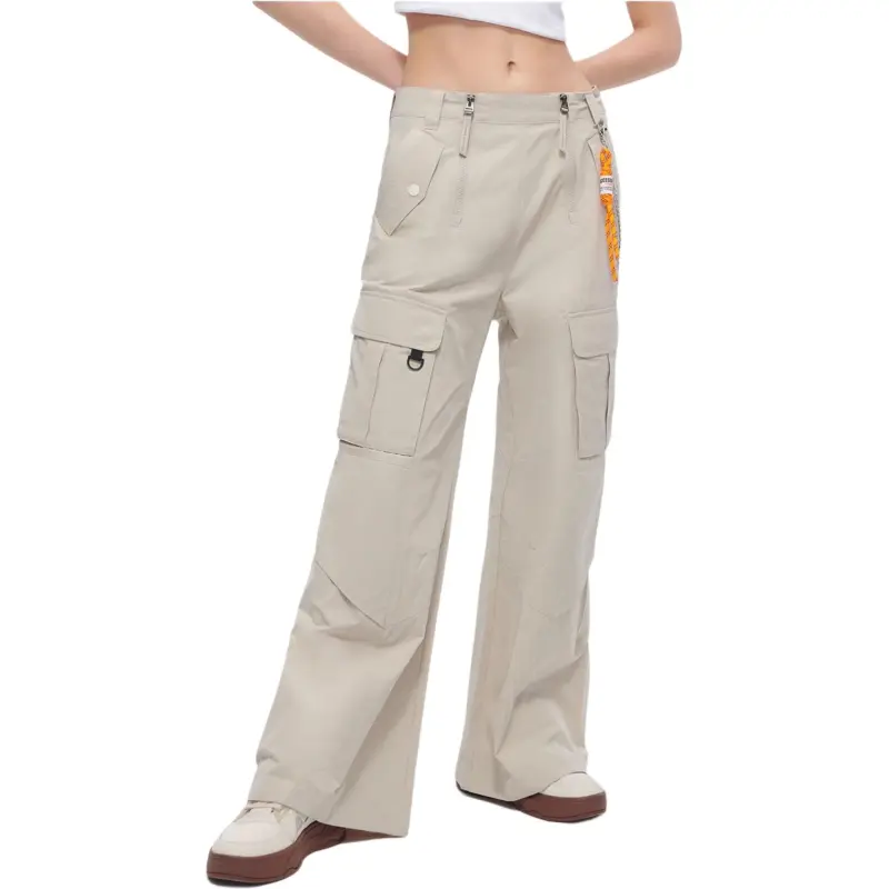 FILA FUSION FILA FUSION INLINE Casual Pants Women's Feather Gray-2
