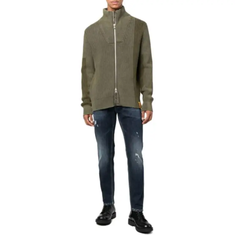 DIESEL FW22 Knitwear Men's Army Green-3