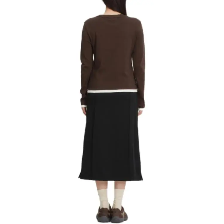 FILA Casual Long Skirts Women's Black-3