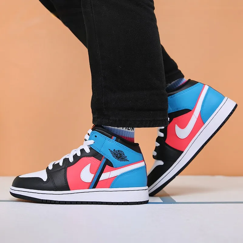 Jordan 1 Mid Tri Color Ribbons GS-2