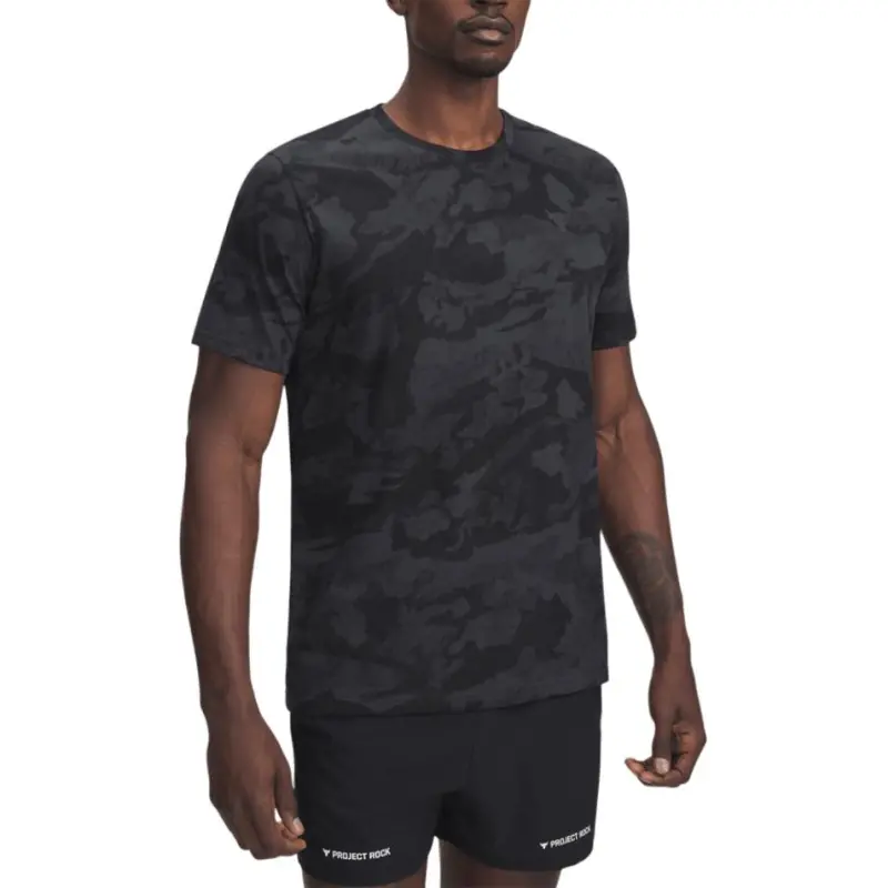 Under Armour Rock Johnson Collection T Shirt Men's Black-1