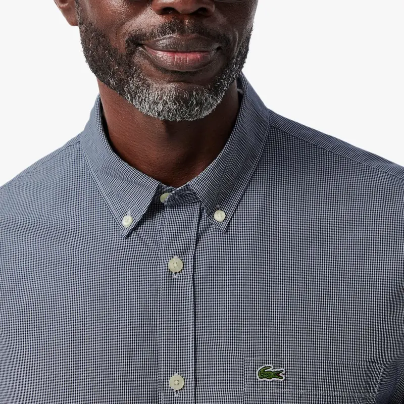 LACOSTE Shirt Men's Medium Gray-3