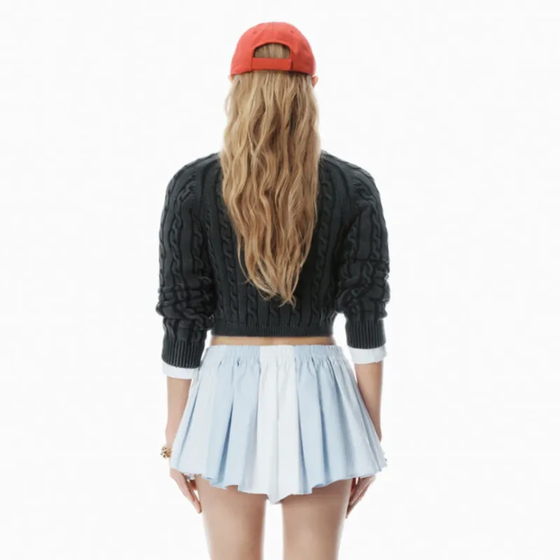 Alexander Wang Pleated Shorts-4