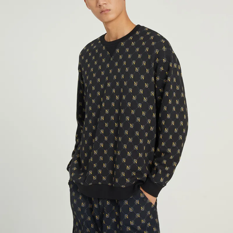 Adidas Sweatshirts Men Black+Shopping Bag-3