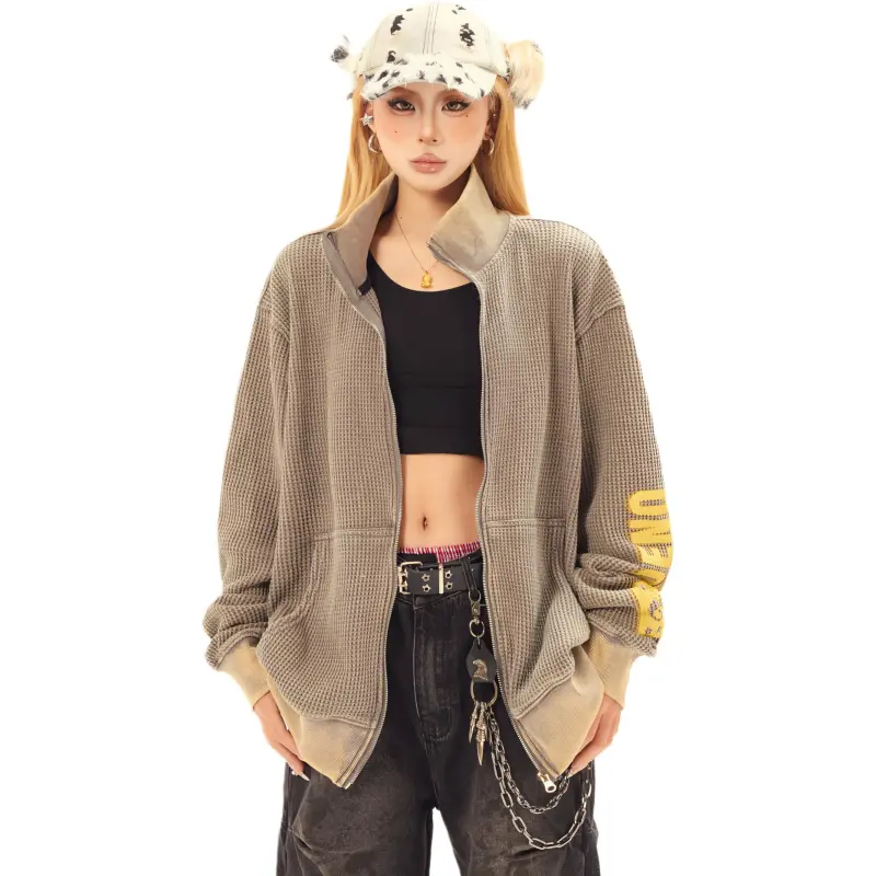 DanerWang Sweatshirts Unisex Gray-4
