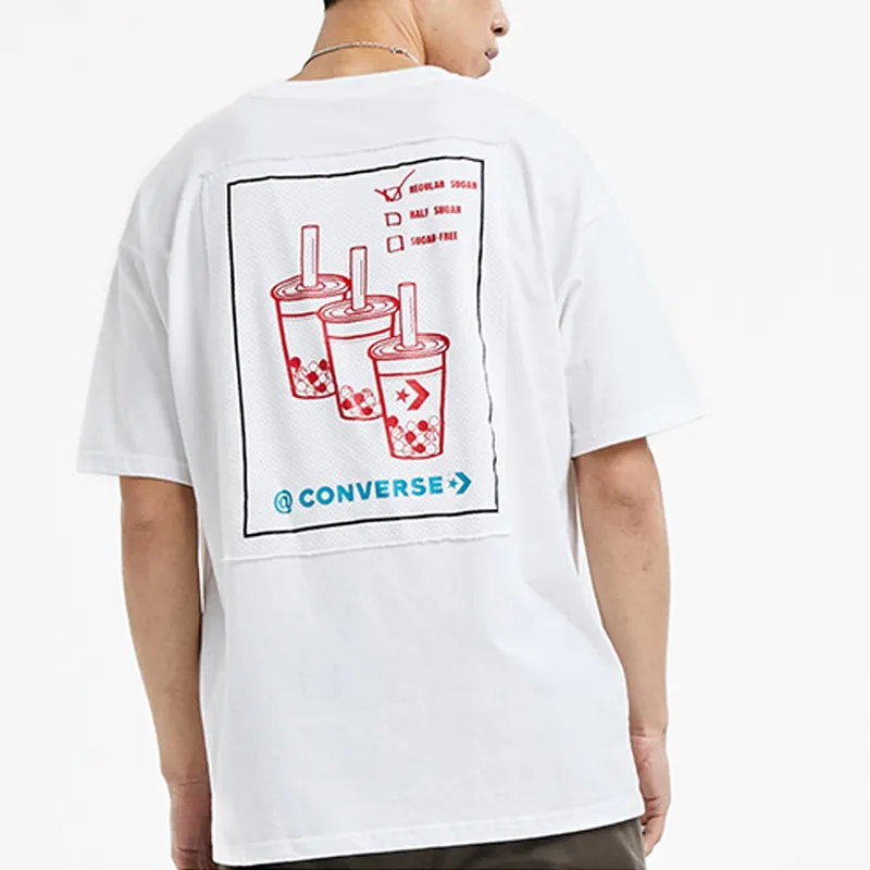 Converse Applique T Shirt Unisex White-3