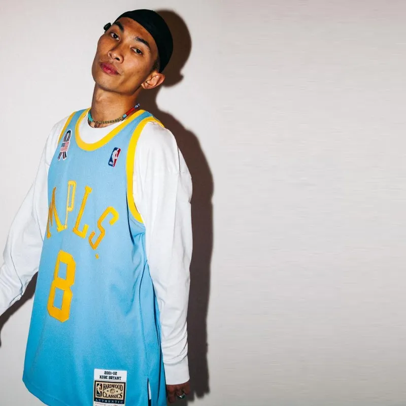 Mitchell & Ness Basketball Jersey Unisex Light Blue-2