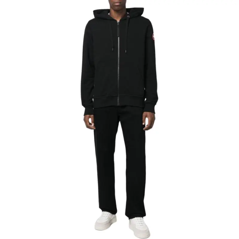 Canada Goose Cotton Logo patch Hoodie-3
