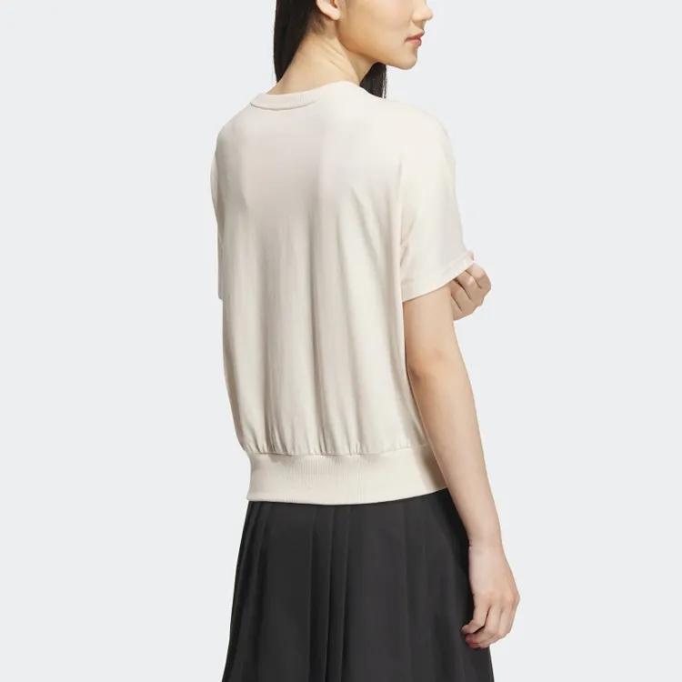Adidas Neo T Shirts Women's Wonder White-3