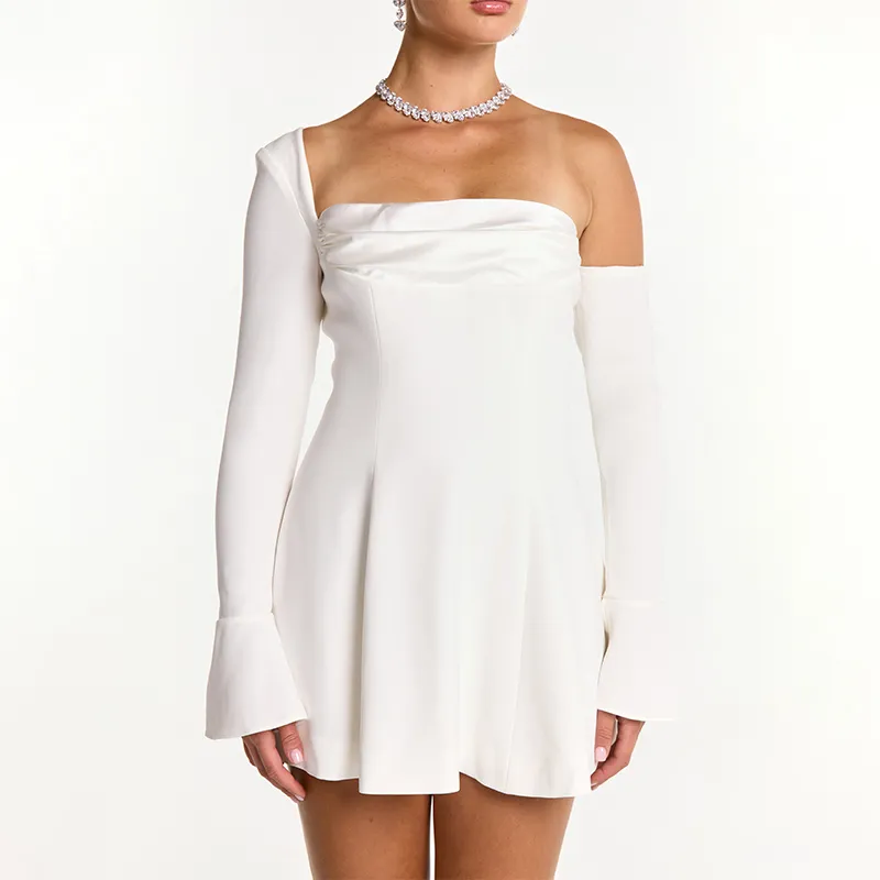 NANA JACQUELINE Long Sleeved Dresses Women's White-2