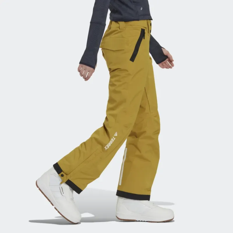 Adidas Casual Pants Men Yellow-3
