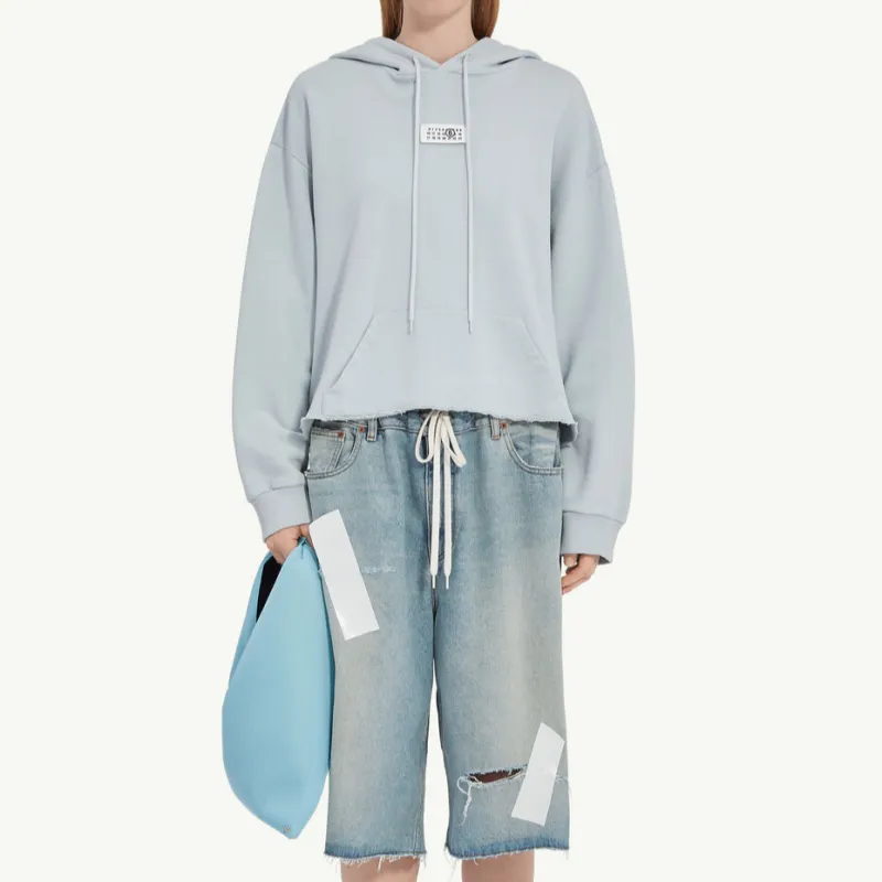 MM6 Maison Margiela Numbers Motif Drawstring Hoodie-1