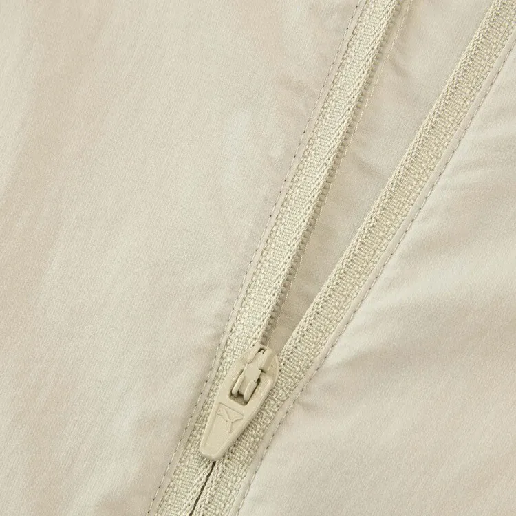 PUMA Basic ESS UV FULL ZIP Jacket Women's Sand Gravel Gray 68-1
