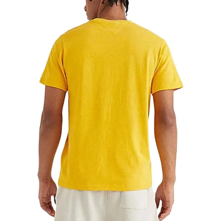 Tommy Hilfiger T Shirt Men's Grassland Yellow-1