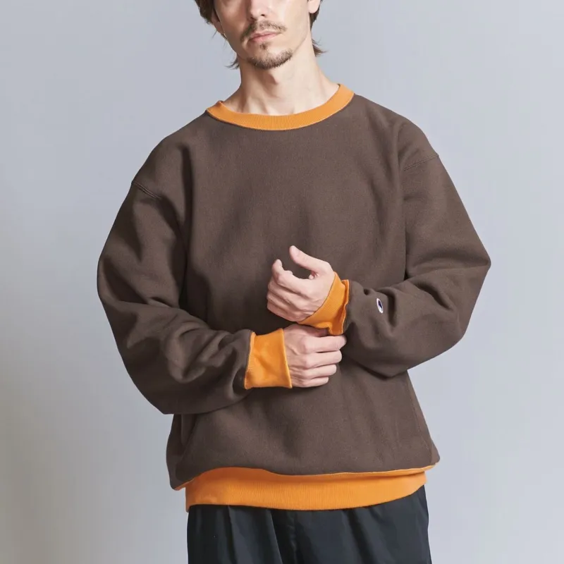 Beauty&youth United Arrows X Champion BEAUTY&YOUTH UNITED ARROWS Collaboration Sweatshirts Men-9