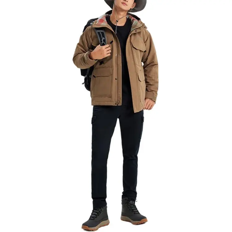 Columbia Puffer Jacket Men's Brown-4