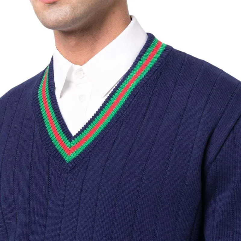 GUCCI Sweaters Men Navy Blue-4