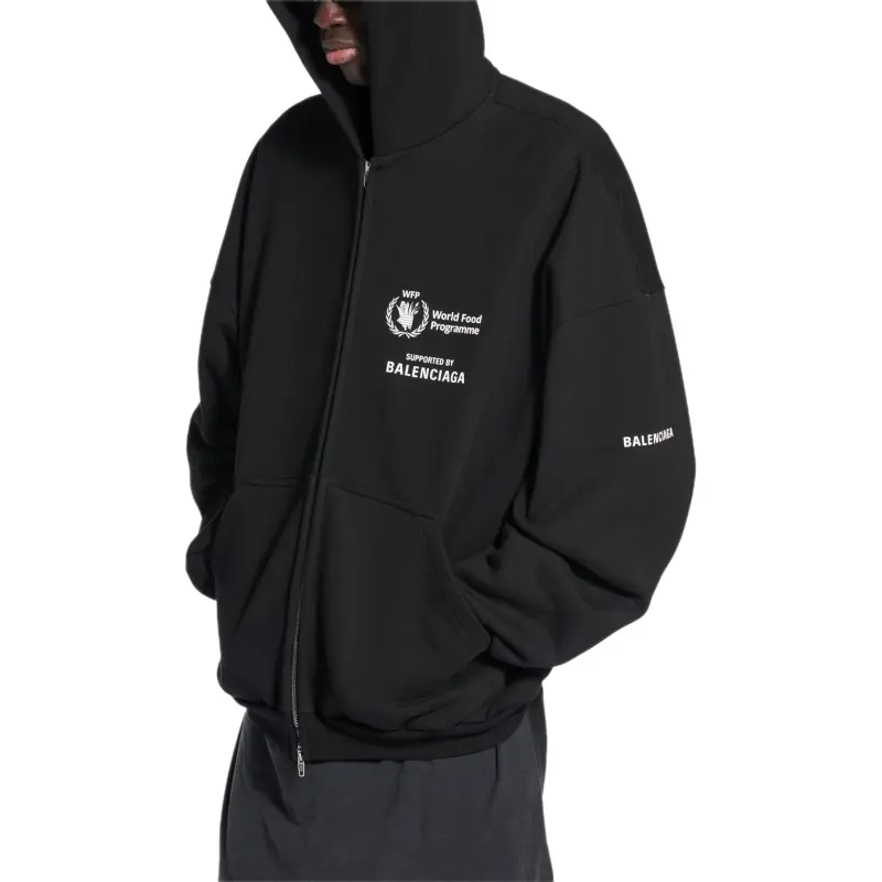 Balenciaga Sweatshirt Loose Fit Unisex Black-6