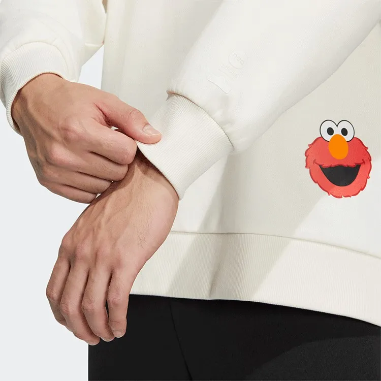 Sesame Street X Adidas Neo Sesame Street Co branded Collection Sweatshirts Men Pink White-4