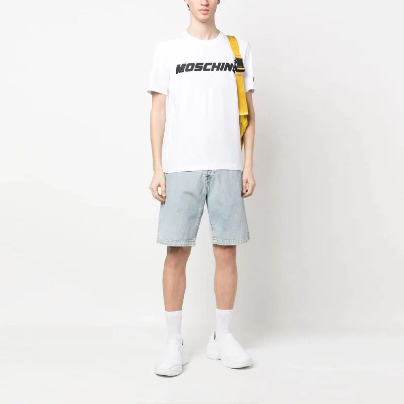 MOSCHINO T Shirts Men White-1