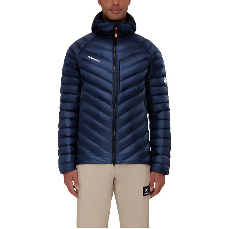 MAMMUT Broad Down Jacket Unisex Ocean Blue Comes With Necklace-2