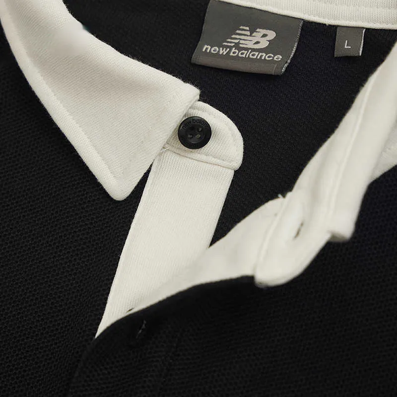 New Balance Polo Shirt Men's Black-2