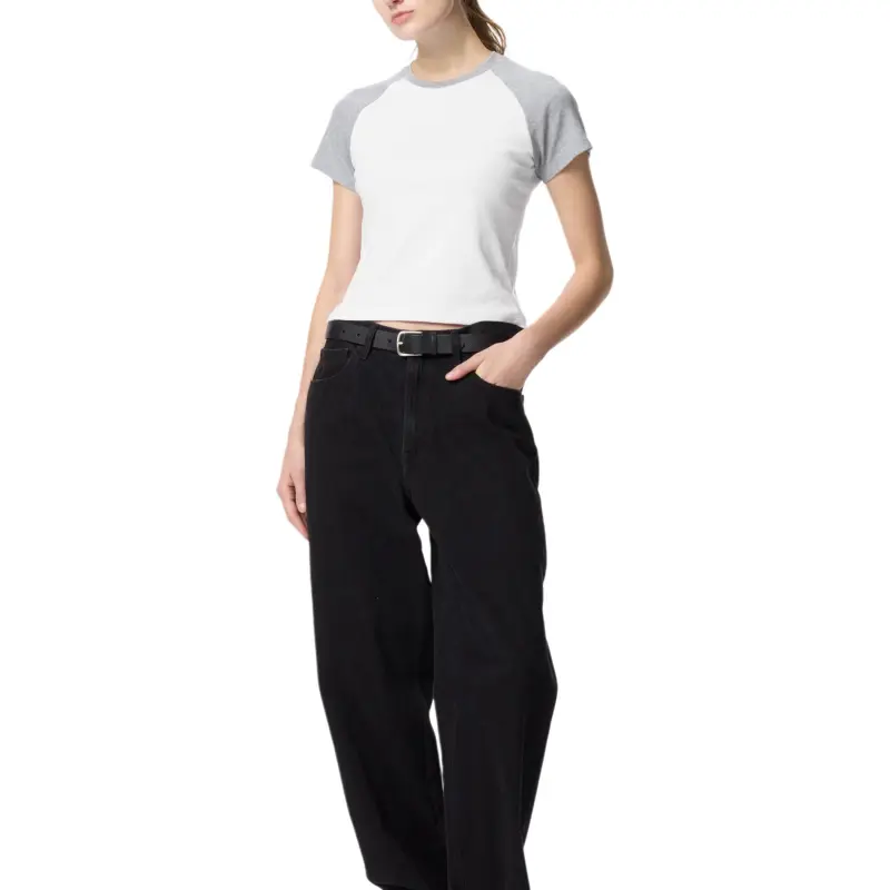 UNIQLO Raglan Sleeve T Shirt Women's Gray-2