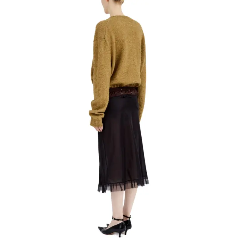 Maison Margiela Midi Skirt Black/Brown-3