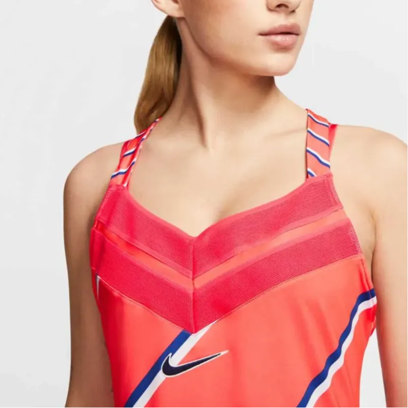 Nike Slip Dresses Women's Orange Red-3