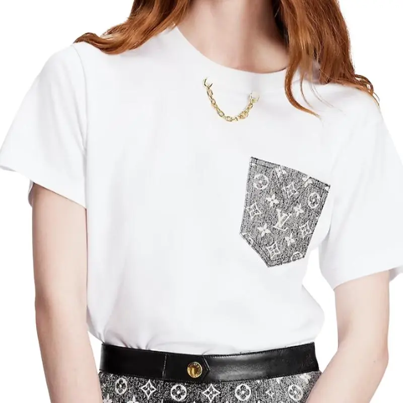 LOUIS VUITTON T Shirt Women's White-3