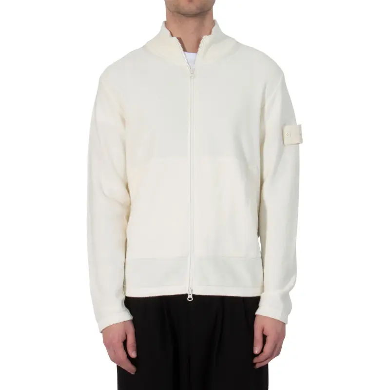 STONE ISLAND Compass motif Zip up Cardigan-1