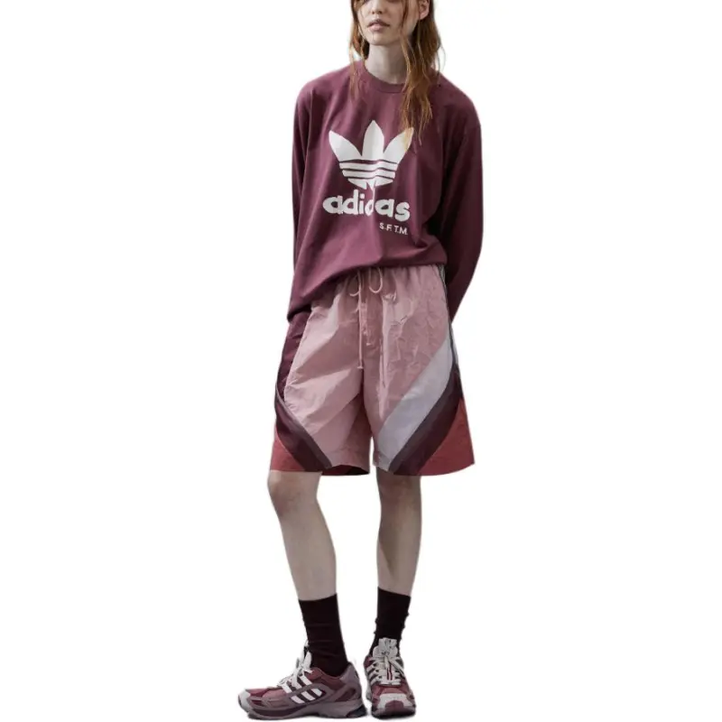 Adidas Originals x SONG FOR THE MUTE Casual Shorts Unisex Pink-3