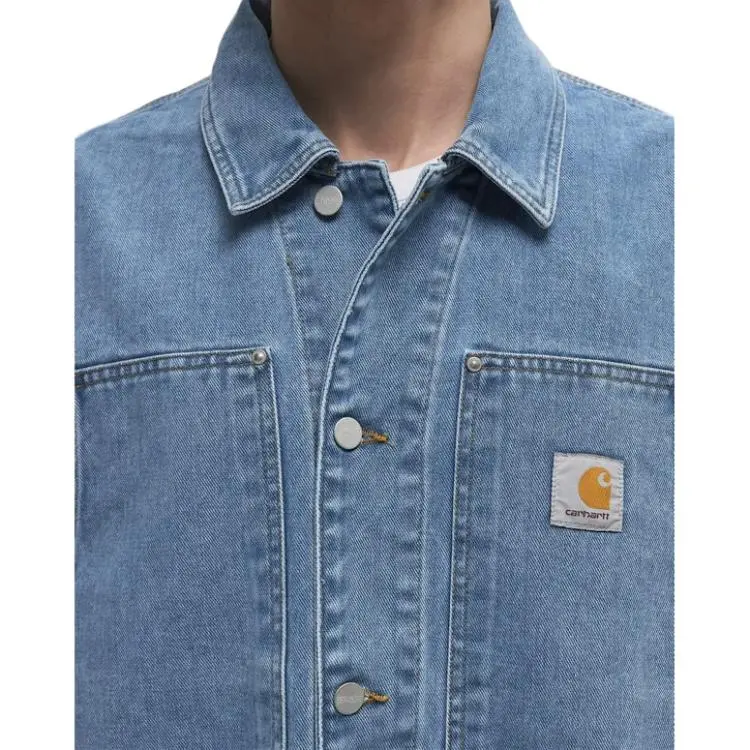 Carhartt WIP Denim Jacket Men's Light Blue-3
