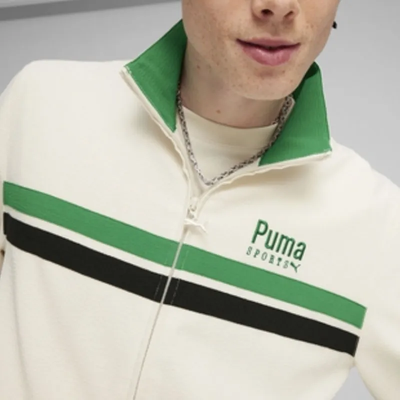 PUMA TEAM TRACK JACKET Jackets & Coats Unisex Snow White-4