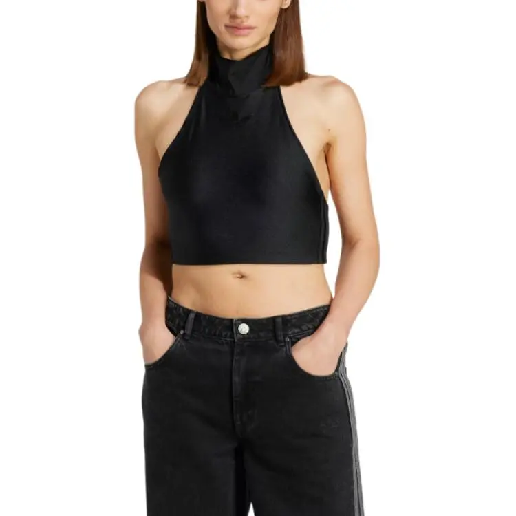 Adidas Originals Tie Neck Crop Top-1