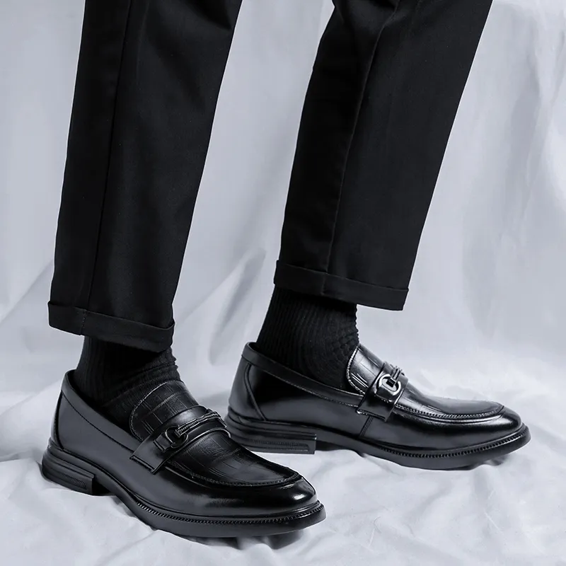 Beidouniao Dress Shoes Men's Black-8