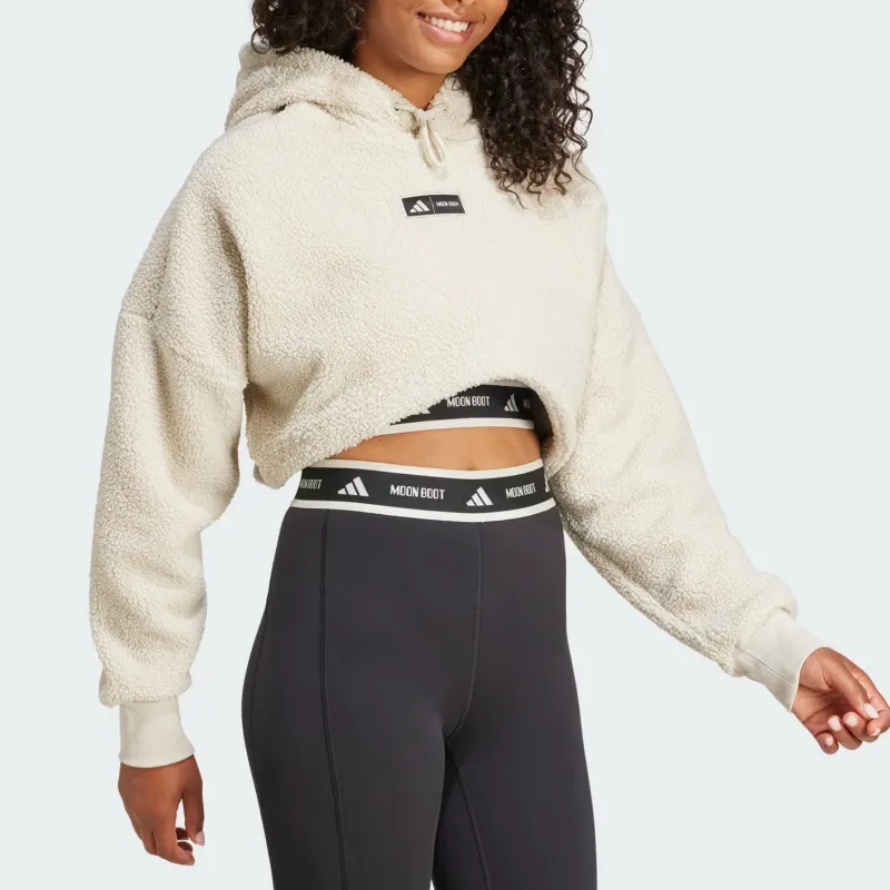 Adidas Moon Boot Cropped Hoodie Bliss-3