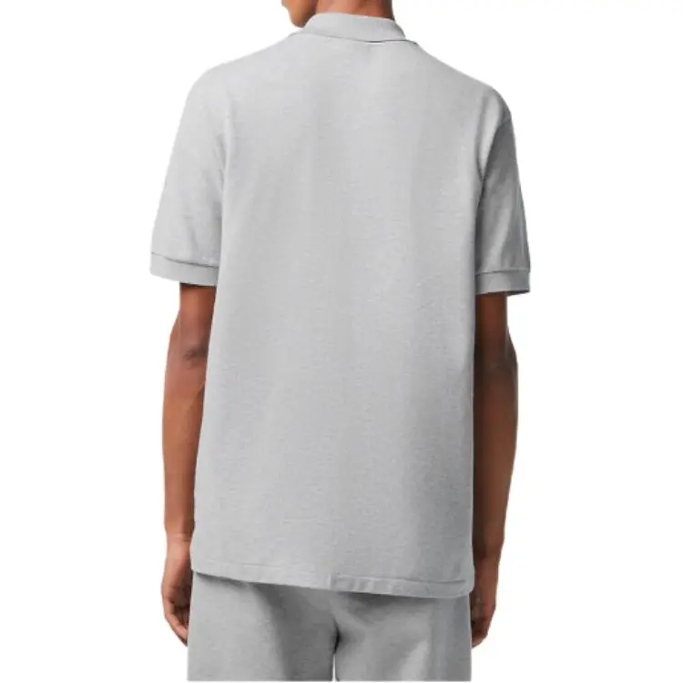 LACOSTE Classic Fit L.12.12 Heathered Polo Shirt-4