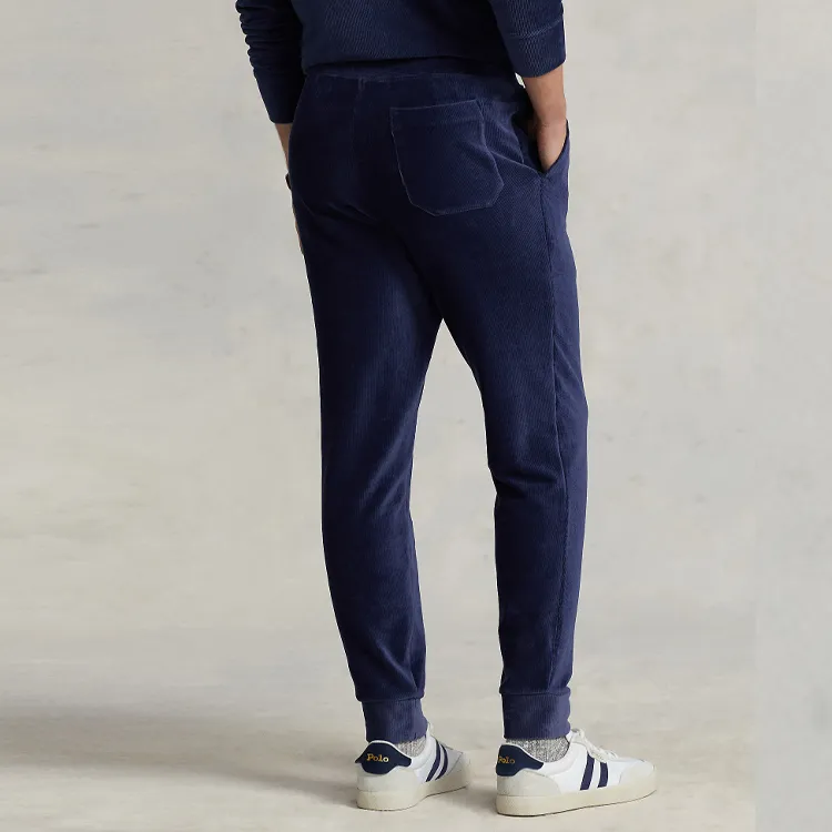 Polo Ralph Lauren Knitted Sweatpants Men Navy Blue-2