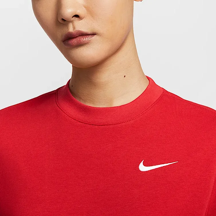 Nike Club SS25 Sweatshirt Women's University Red-3