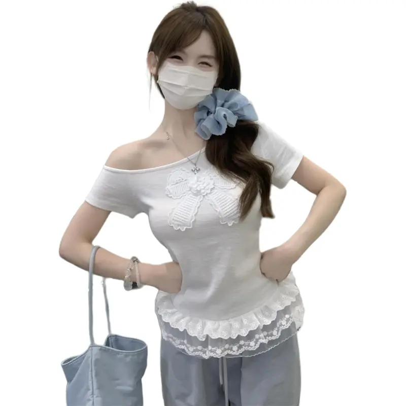 Mu Xiao Xin T Shirts Women's White-3